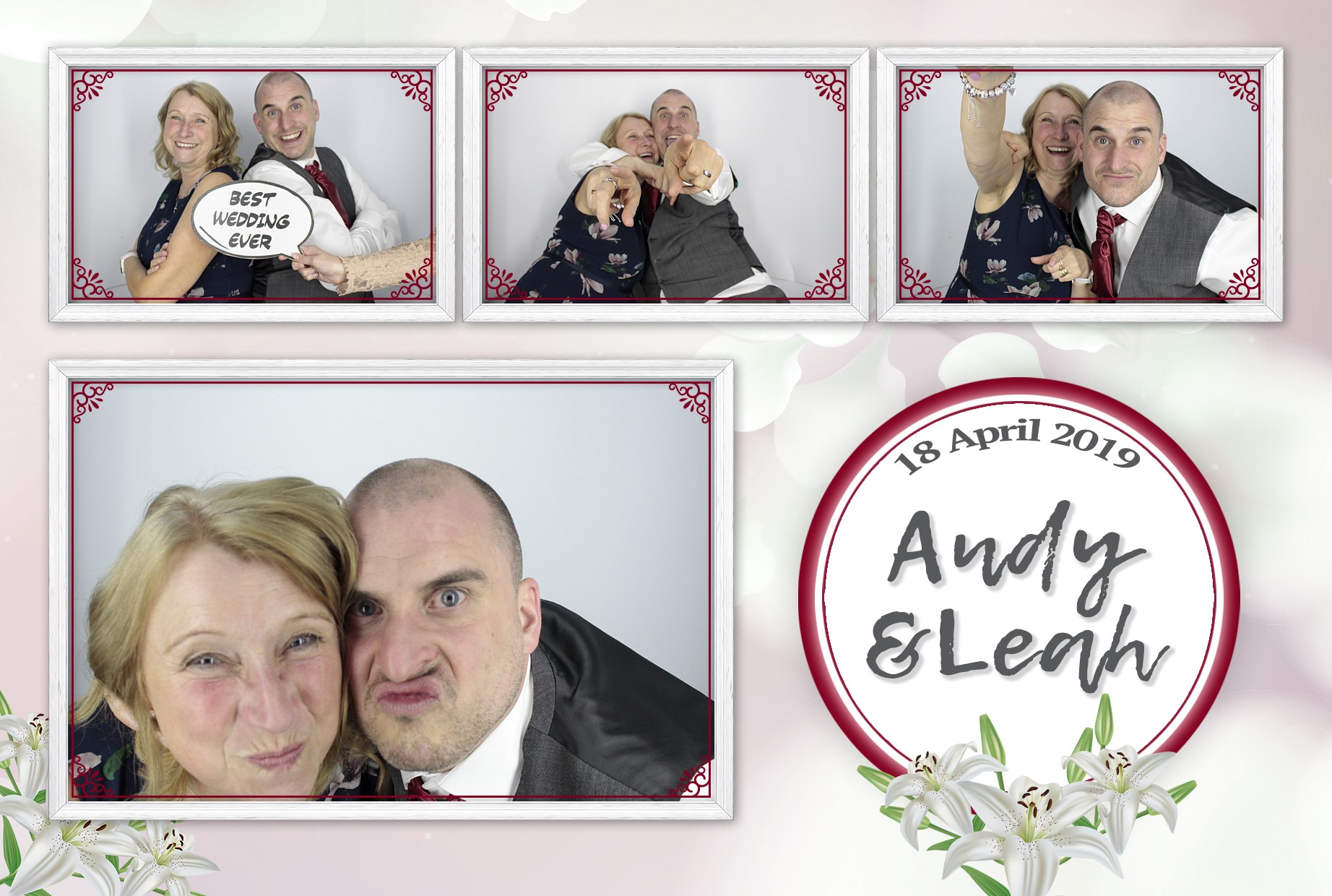 Andy & Leah's Wedding | View more photos from the event at gallery.myphotoboothexperience.co.uk/u/MyPhotoBoothExperienceLtd/Andy-Leahs-Wedding